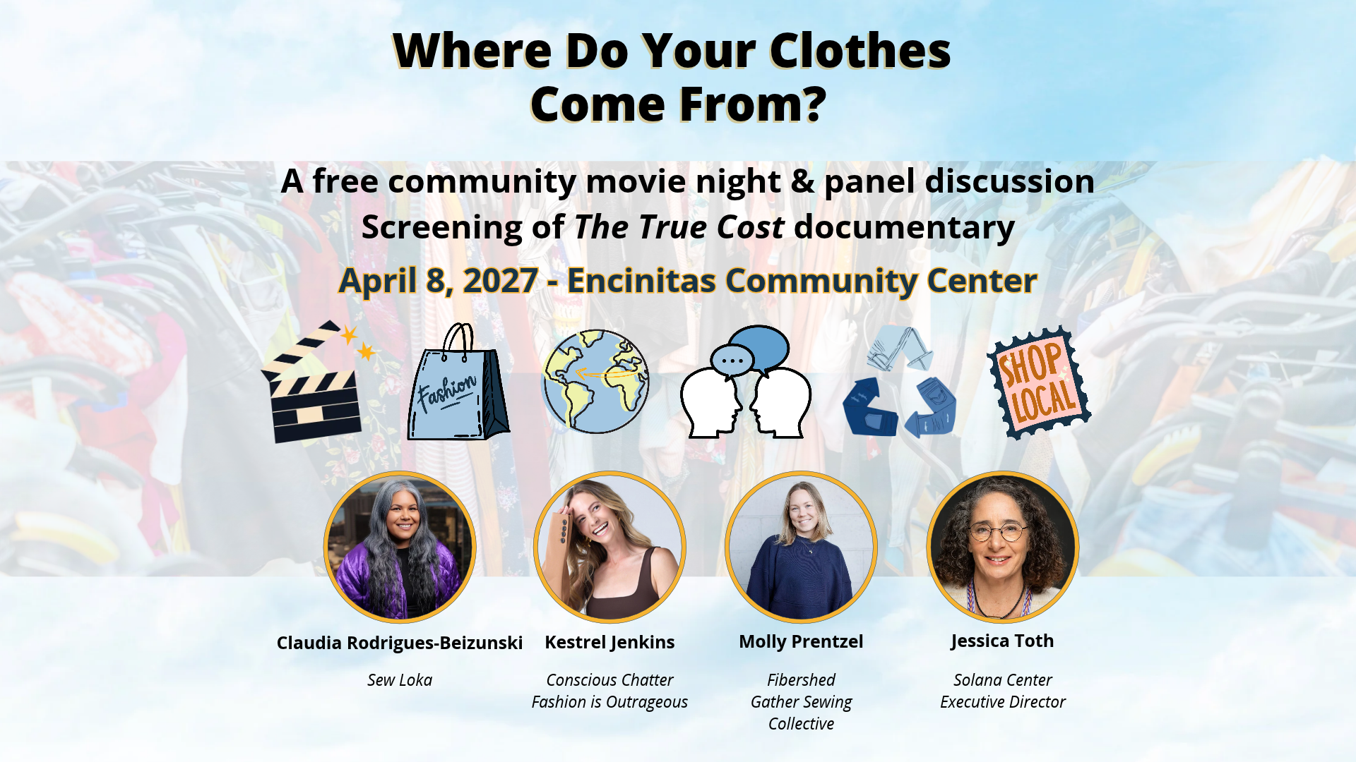 Where do your clothes come from? A Community Movie Night with Solana Center