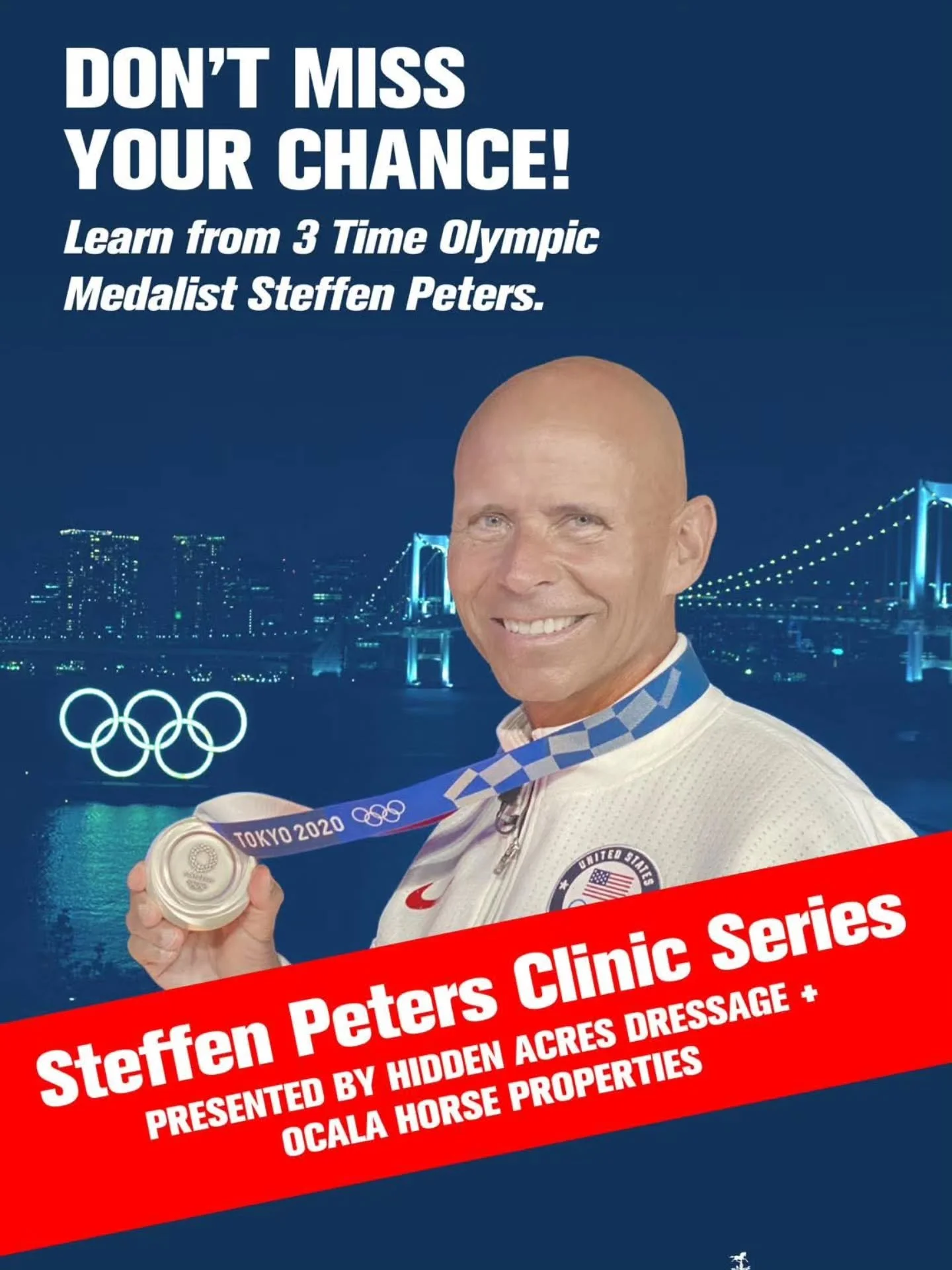 If you&rsquo;ve been planning to come, don&rsquo;t wait.
Last call for Steffen Peters Clinic tickets &mdash; tomorrow.

🎟️ Tickets are not guaranteed at the gate - advance purchase strongly recommended. Link for tickets in the "Upcoming Events&
