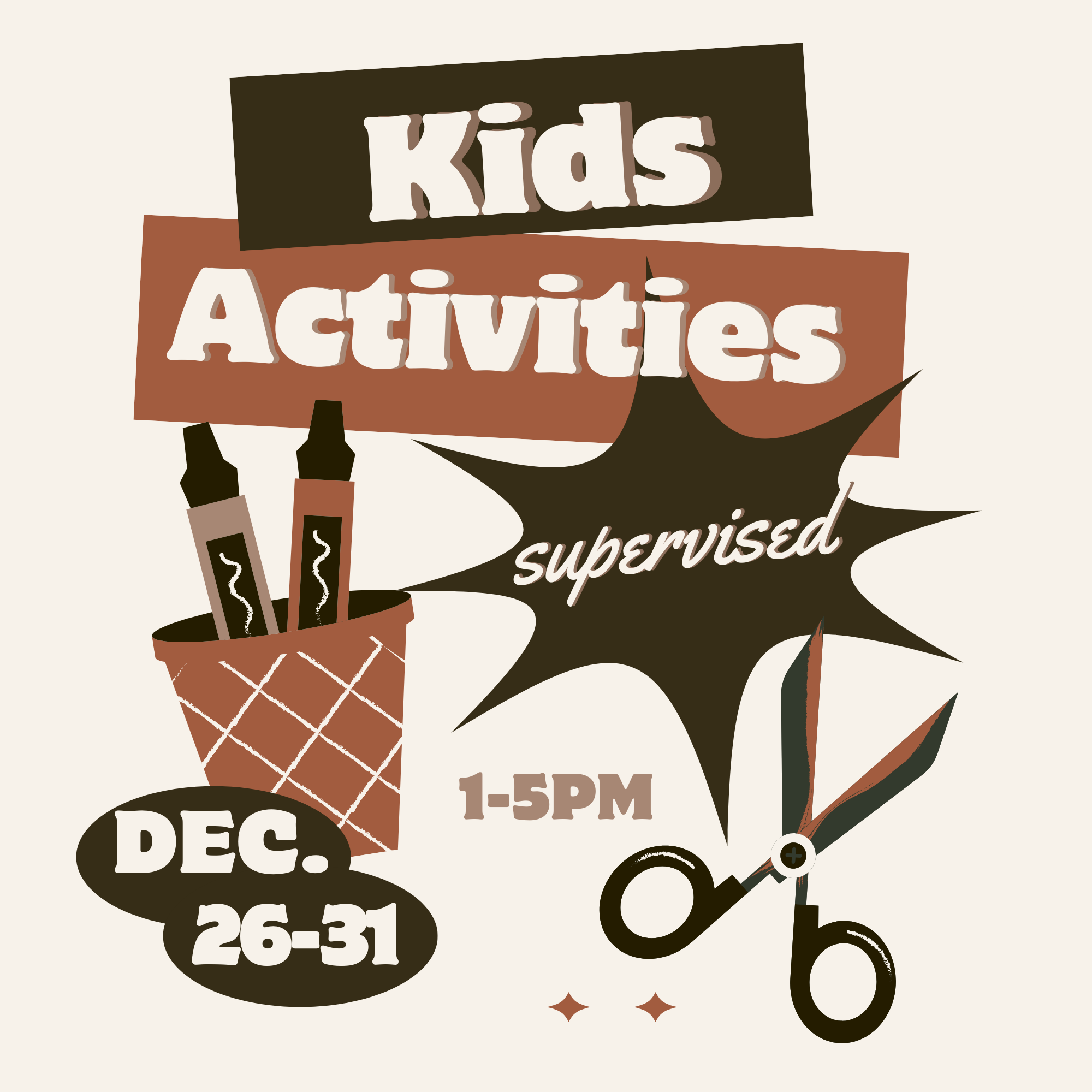 Kid’s Supervised Afternoon Activities