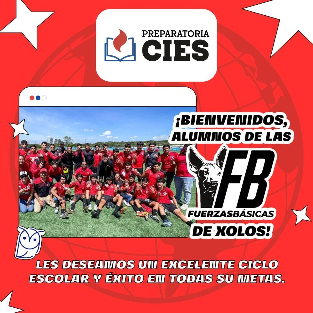 ⚽📚 En Preparatoria CIES nos llena de orgullo dar la bienvenida a los alumnos de las Fuerzas Básicas de Xolos.
Confiamos en que este ciclo escolar será una etapa llena de aprendizajes, esfuerzo y grandes logros, tanto en la cancha como