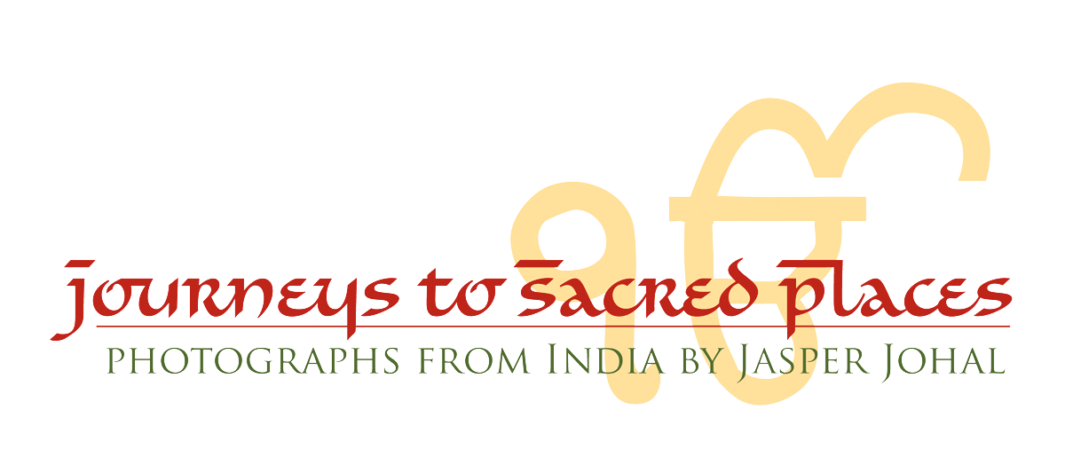 logo for Journeys to sacred places, a fine art photography project by Jasper Johal