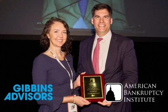 Gibbins Advisors Co-Founder receives ABI’s award for Committee Person of the Year
