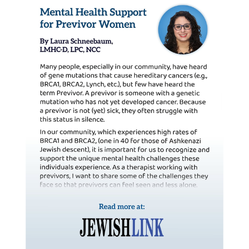 Mental Health Support for Previvor Women