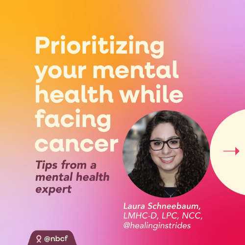 Instagram Mental Health Consultant for the National Breast Cancer Foundation (NBCF)