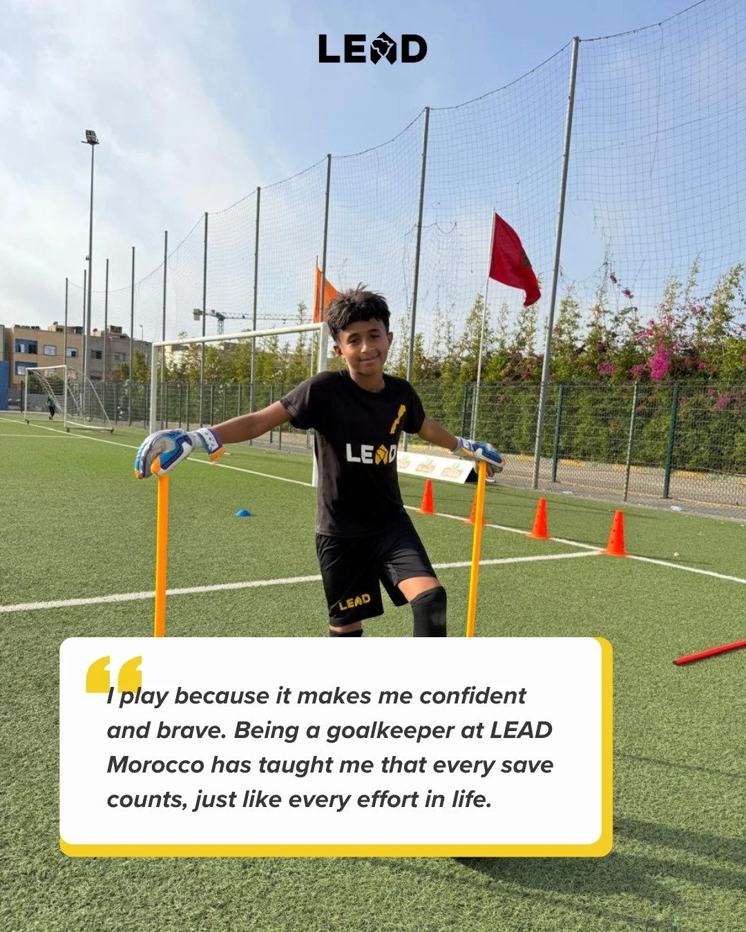 Confidence, joy, and purpose. 

For three LEAD Morocco student-athletes, those words sum up why they play. 💫

Playing football is much more than just a game. It&rsquo;s a way to build community, develop skills, and discover confidence that lasts a l
