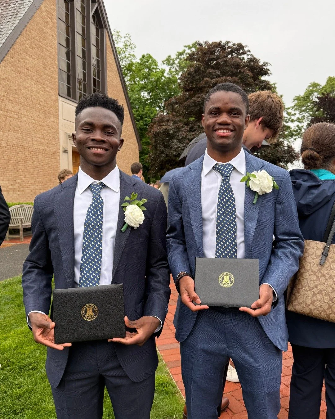 On May 23, Dennis and Galima graduated from @westminsterschool 🎉

The two started at LEAD MFA in Liberia at age 10 and, six years later, received full scholarships to attend Westminster. This fall, they will continue their journeys at Oberlin Colleg