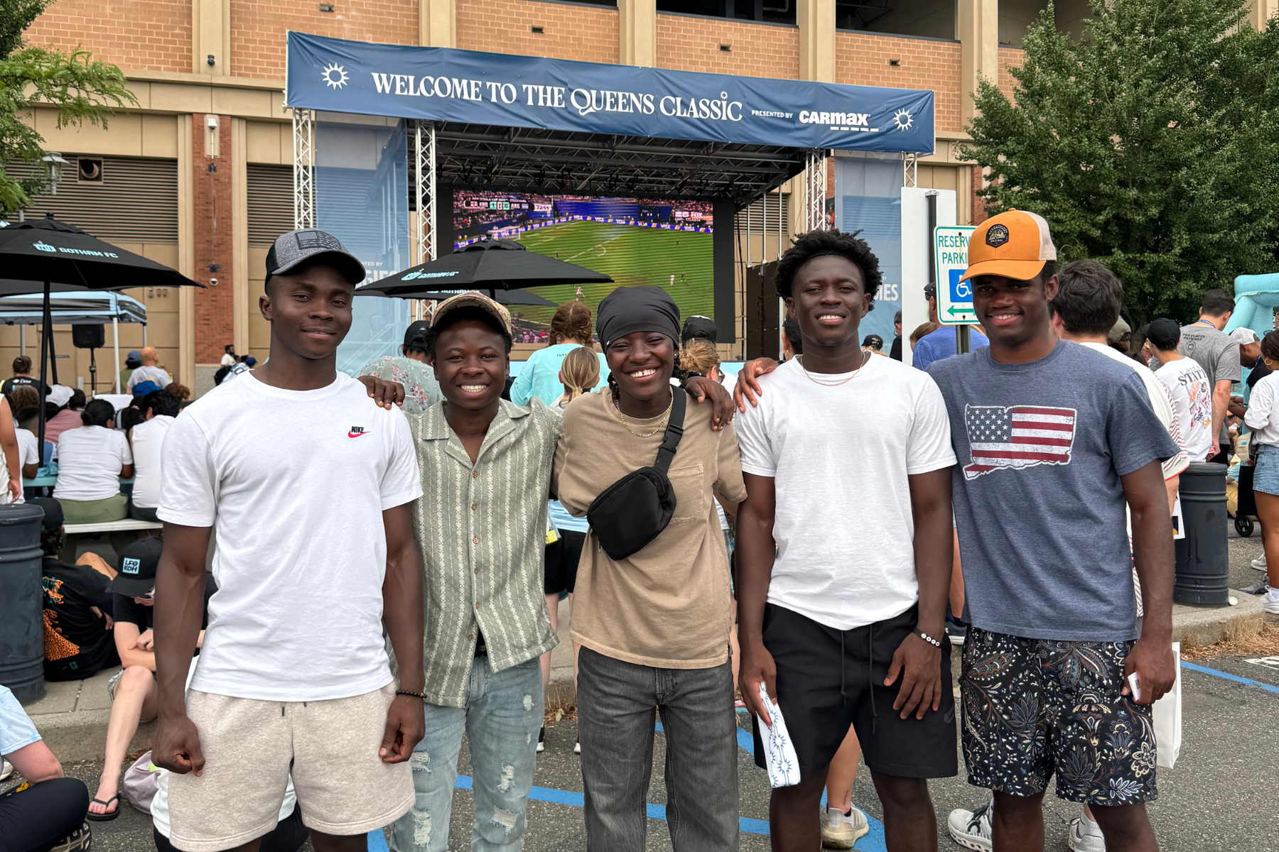 LEAD Students Experience the Power of Football at the Queens Classic