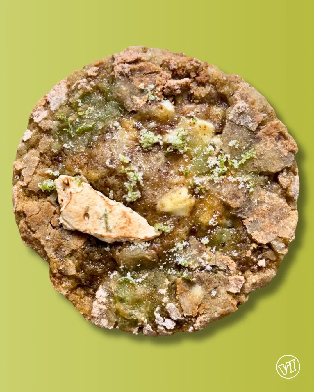 Twist 🍋&zwj;🟩💚

For the key lime pie lovers

Tart lime swirl, buttery Biscoff, white chocolate, and a toasted meringue crinkle. Sweet, tart, crunchy, and just a lil&rsquo; bit twisted 🤪

#cookiesdefleur #madeindc #dcfood #keylime