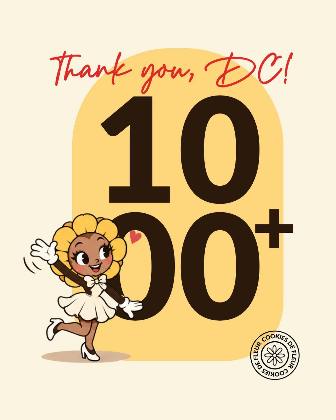 There is so much we could say, but the only words that truly matter are: Thank you, DC! 🌼

The last year and a half has been such a fun and fulfilling journey.

We&rsquo;re so excited for what&rsquo;s ahead, and even more excited to have you all alo