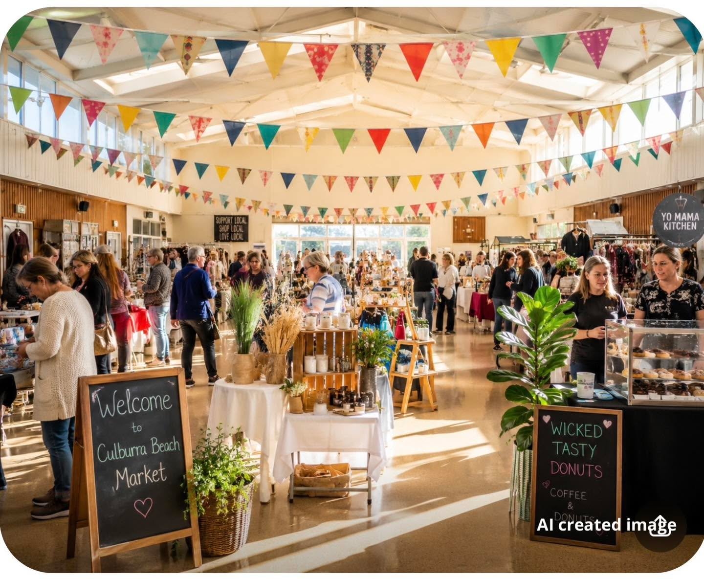 🌿☕ Culburra Beach Market is ON this Sunday! ☕🌿

📅 Sunday 7th June
⏰ 8:00am &ndash; 1:00pm
📍 Culburra Beach Community Centre, Fred Evans Lane

We've weather-proofed the market for winter!
For the next three months you'll find us inside both the Wa