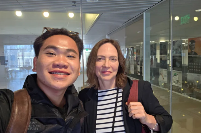 with Prof. Pattie Maes, Director of Fluid Interfaces