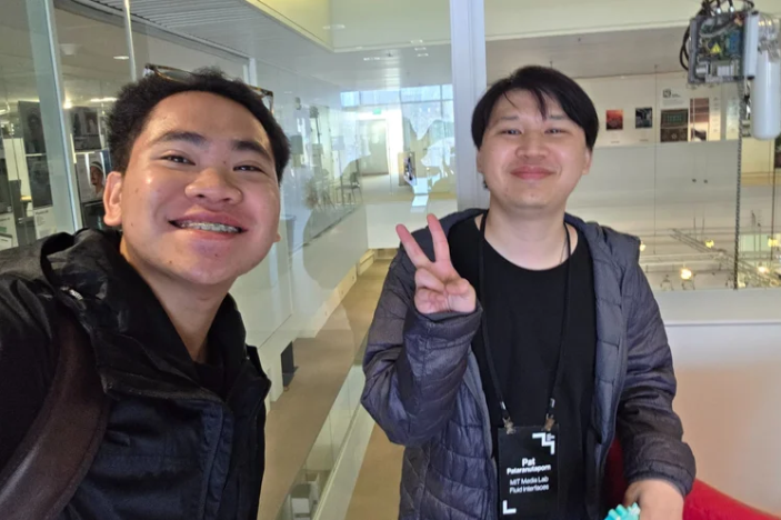 with Prof. Pat Pat, Tae's Former Mentor