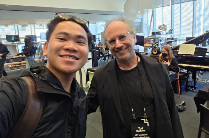 with Prof. Tod Machover, Director of MIT Media Lab