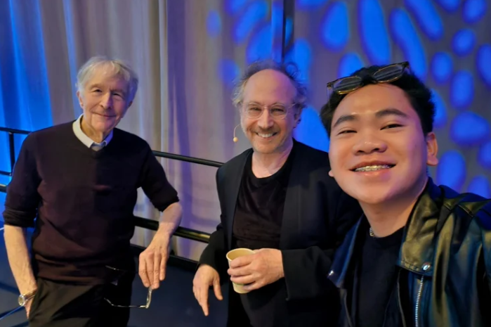 with Prof. Howard Gardner at AHA Symposium