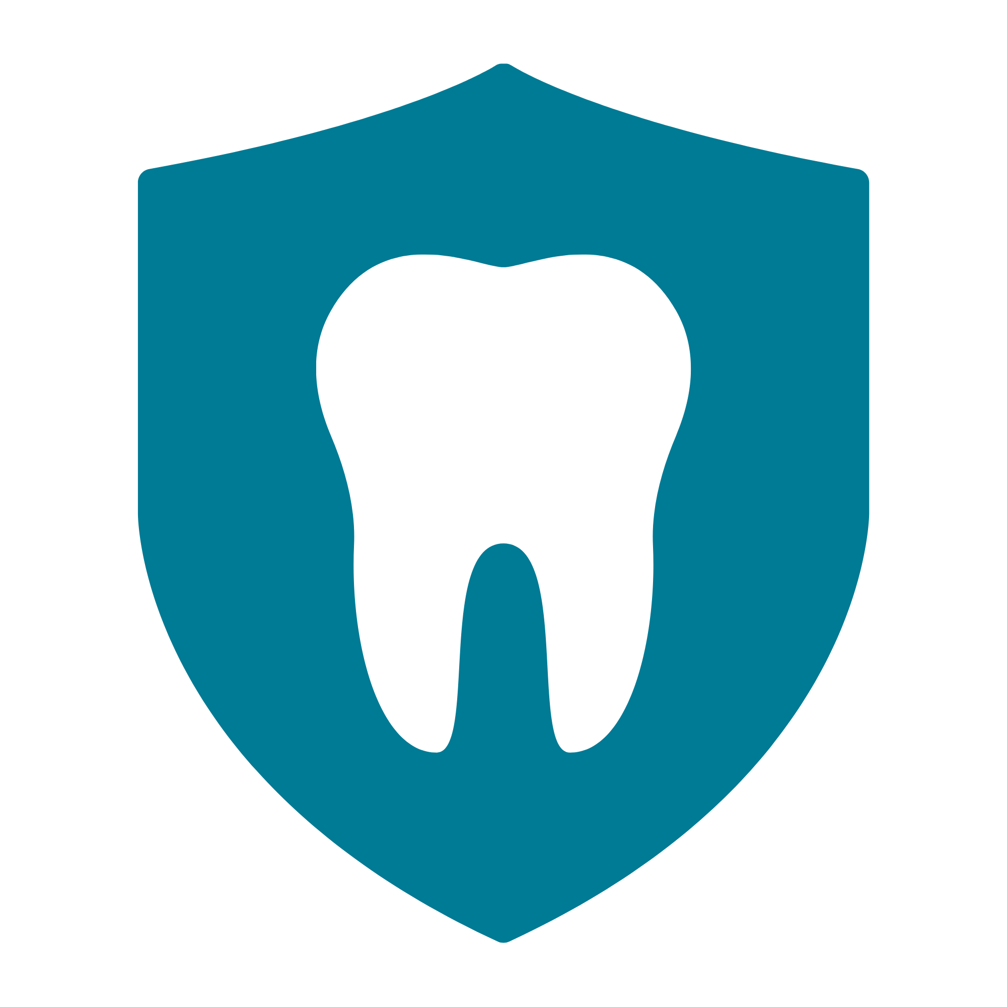 Tooth shield icon representing safe and trusted fluoride treatment at Dental Excellence