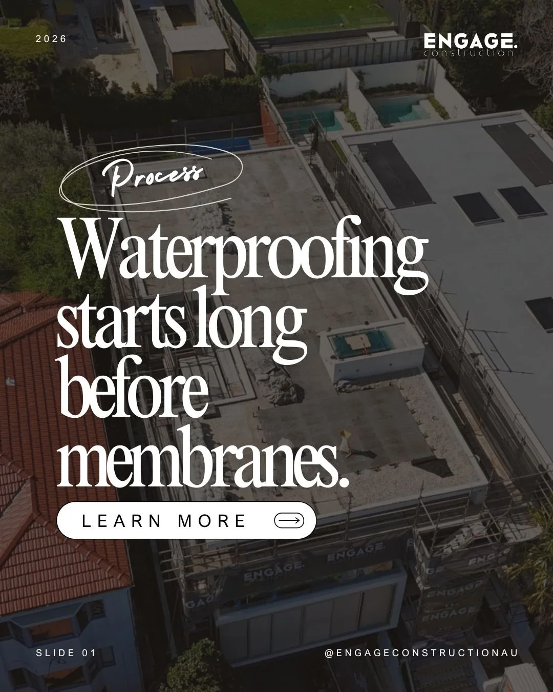 Waterproofing failures are rarely caused by installation alone.

For regulated works, waterproofing must be guided by a compliant design that considers structure, interfaces, drainage, and long‑term performance.

This design provides clear direction 
