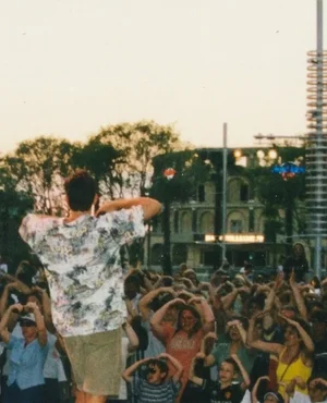 Mitch Mitchem engaging a live audience