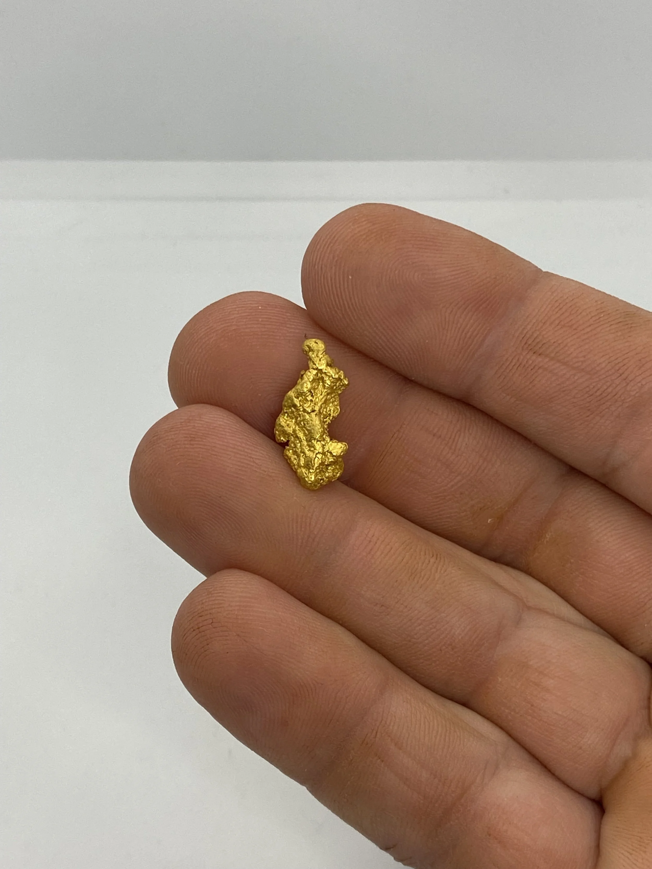 High purity, natural gold nugget