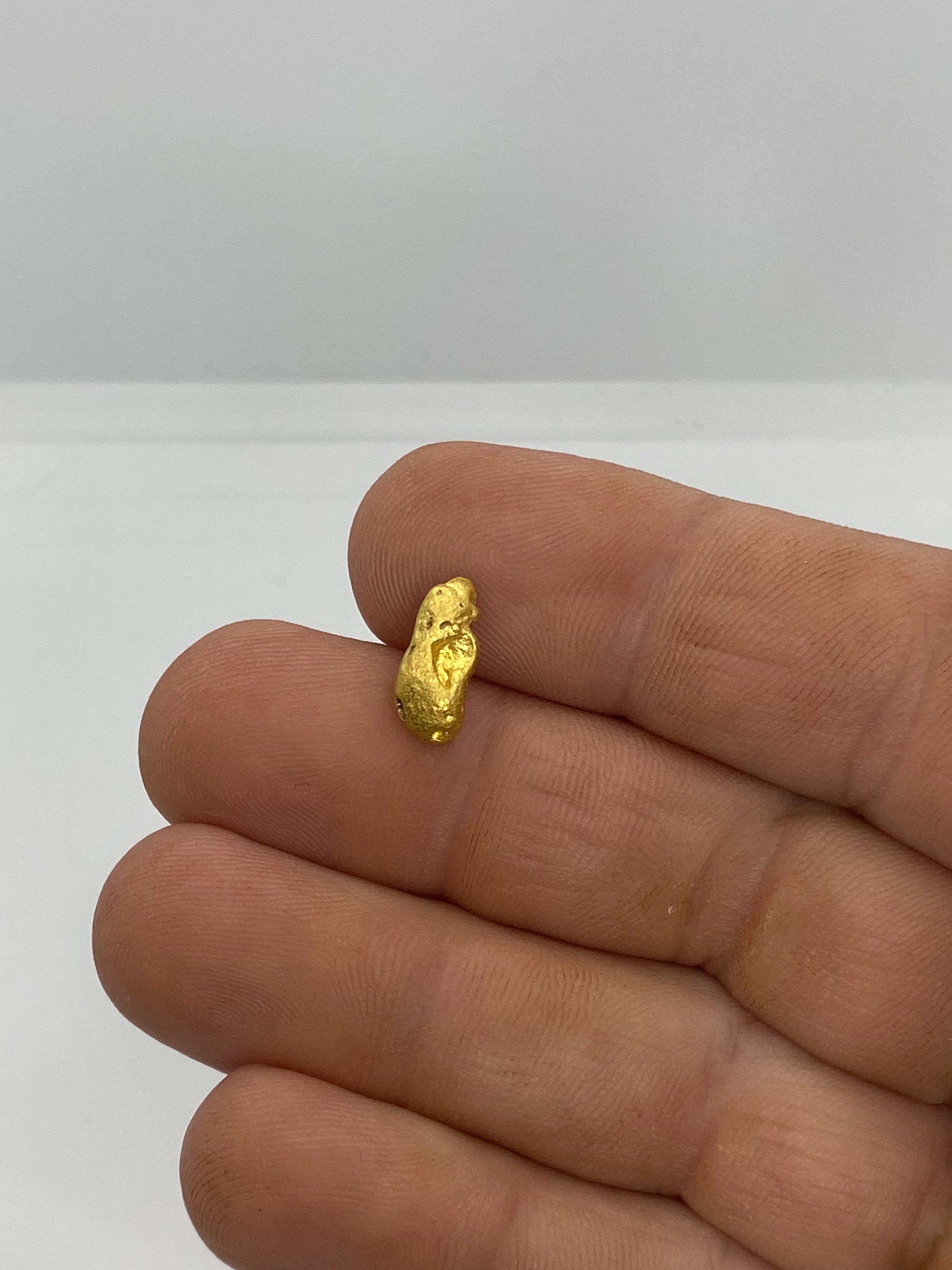 Pure natural gold nugget