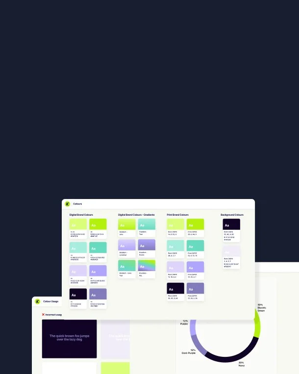 Cohesive visual identity system including logo, typography and brand assets designed in Brisbane