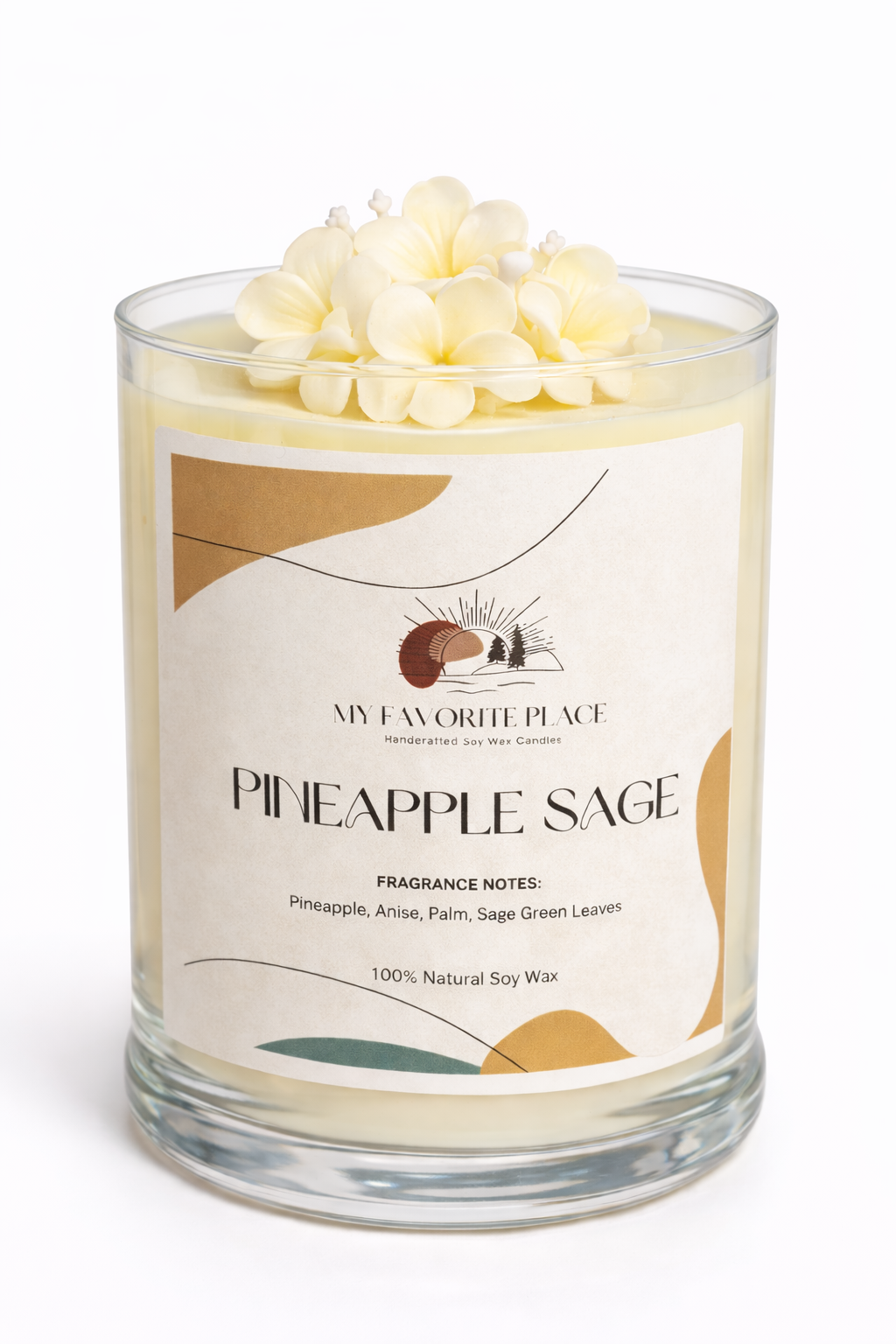 Pineapple Sage- Handcrafted Candle