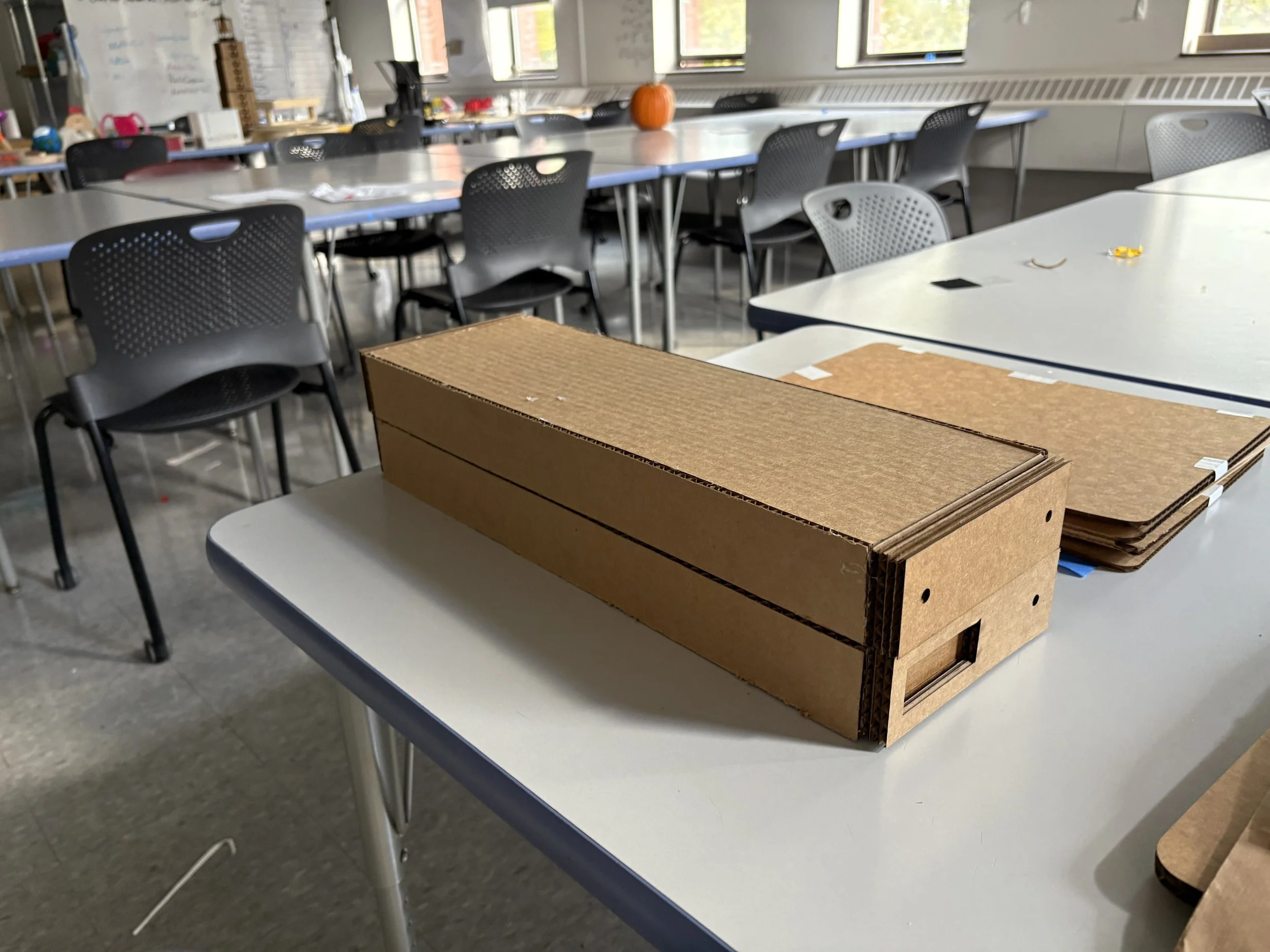 Spice rack from the side