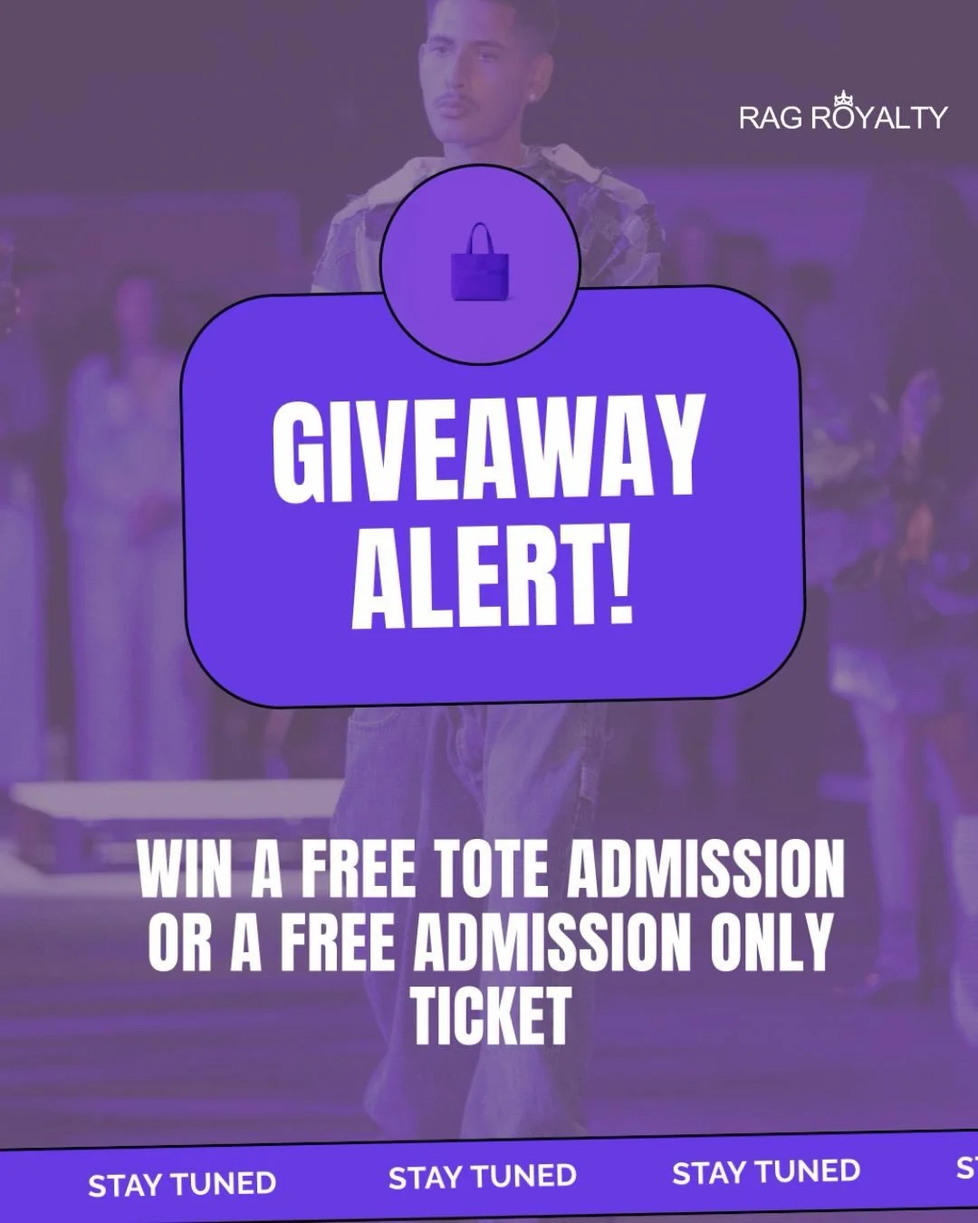 FLASH GIVEAWAY - WIN YOUR WAY INTO RE/DIRECT TONIGHT 💜
We&rsquo;re giving away a bunch of tickets to RE/DIRECT - our circular wardrobe fashion experience for LA Climate Week at 5W1H - thanks to our partners at RAG ROYALTY.
HOW TO ENTER
	&bull;	Follo