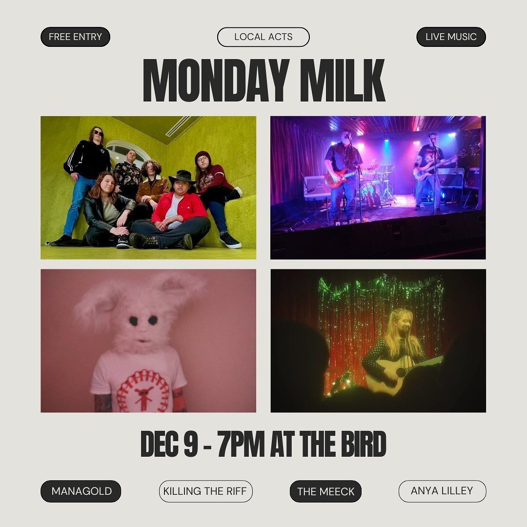 friendly reminder we are playing on Monday 9th December at The Bird Northbridge (@william_street_bird) be there!! 

#newmusic #perthisok #livemusic #perthmusicindustry #perthbands #williamstreetbird