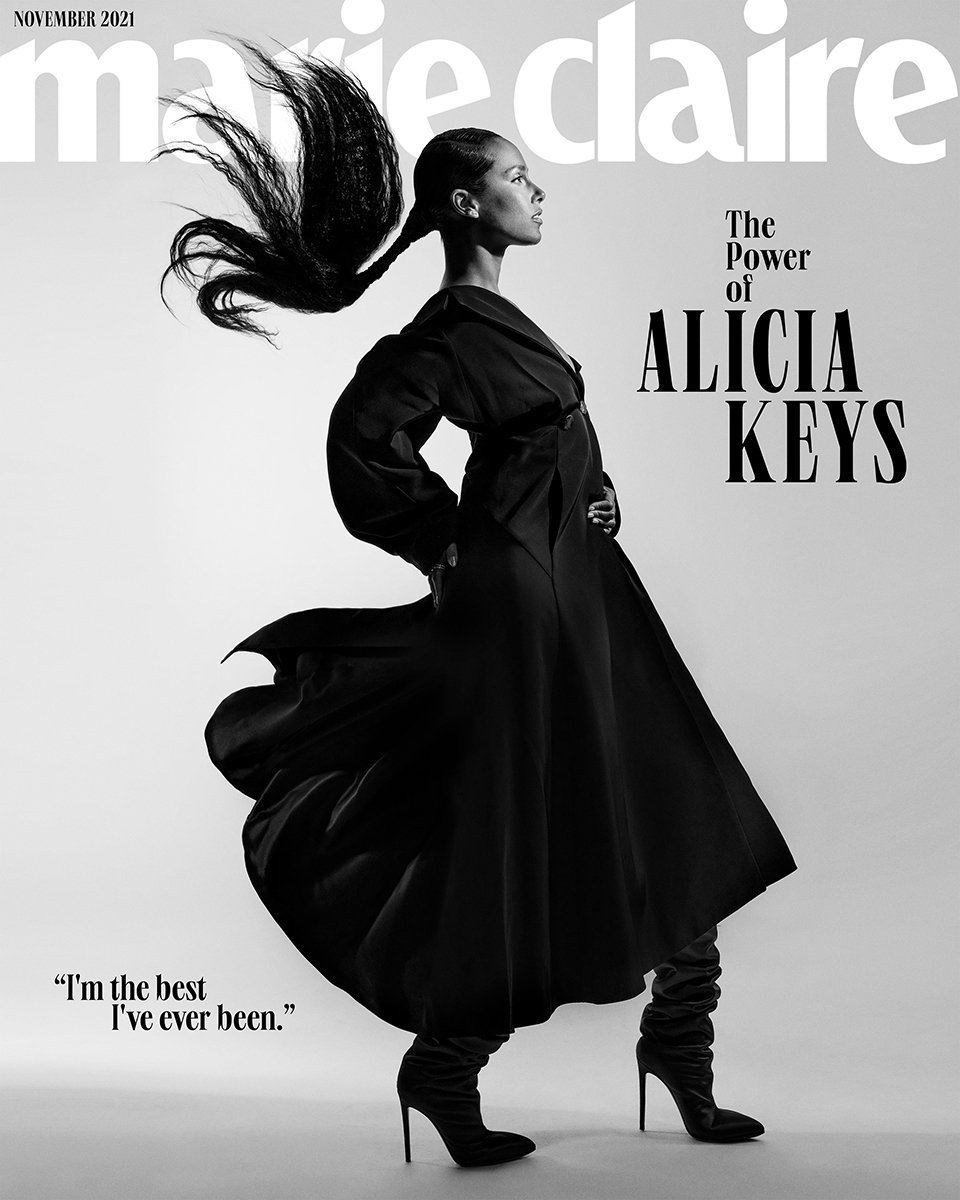 MARIE CLAIRE ALICIA KEYS