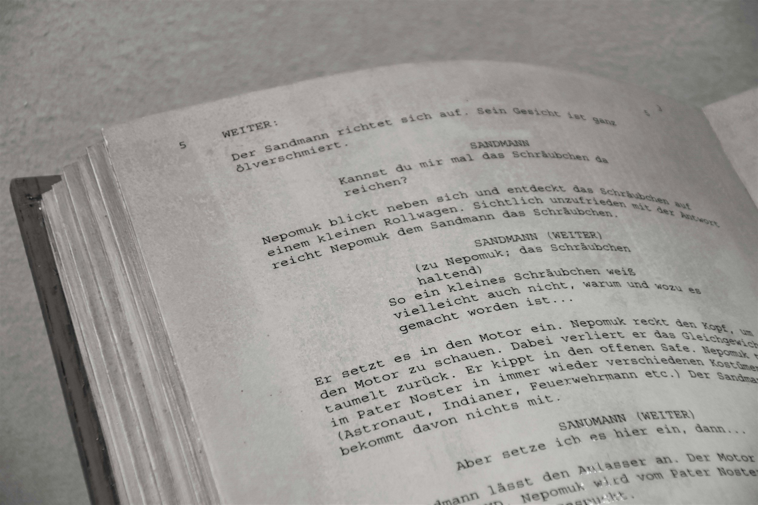 It all starts with a script.