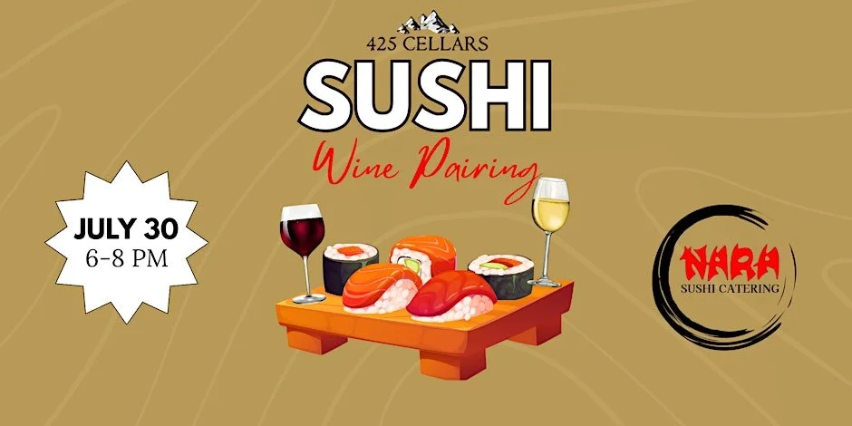 425 Cellars Sushi and Wine Pairing