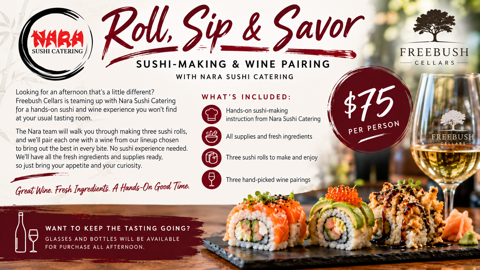 Sushi Rolling Class