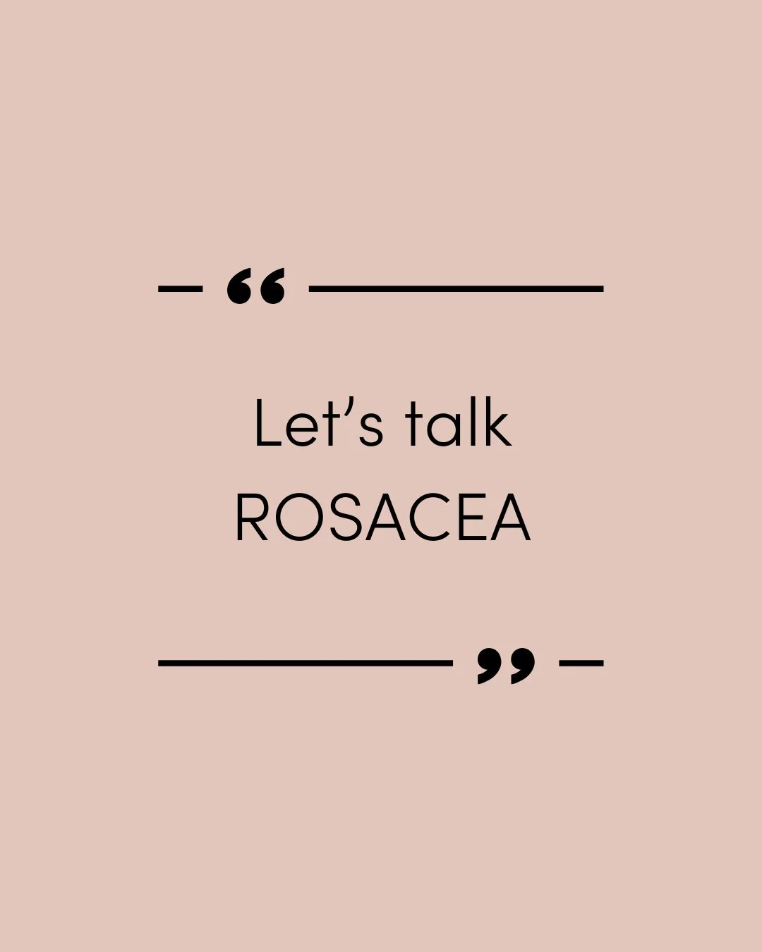 Rosacea is a common, chronic skin condition that can cause visible blood vessels and ongoing facial redness. While it may begin mildly, flare ups can impact your confidence and may progress if left untreated.⁠
⁠
At The Cosmetic Clinic, we offer advan