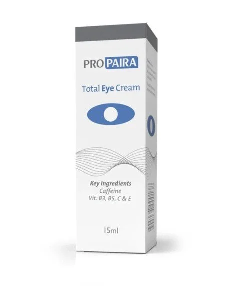 Now in stock!⁠
⁠
The Propaira Total Eye Cream features a potent blend of niacinamide, caffeine, vitamin C &amp; E and hyaluronic acid, amongst other ingredients, to target dark eye circles, fine lines, wrinkles, puffiness and bags. This high-performa