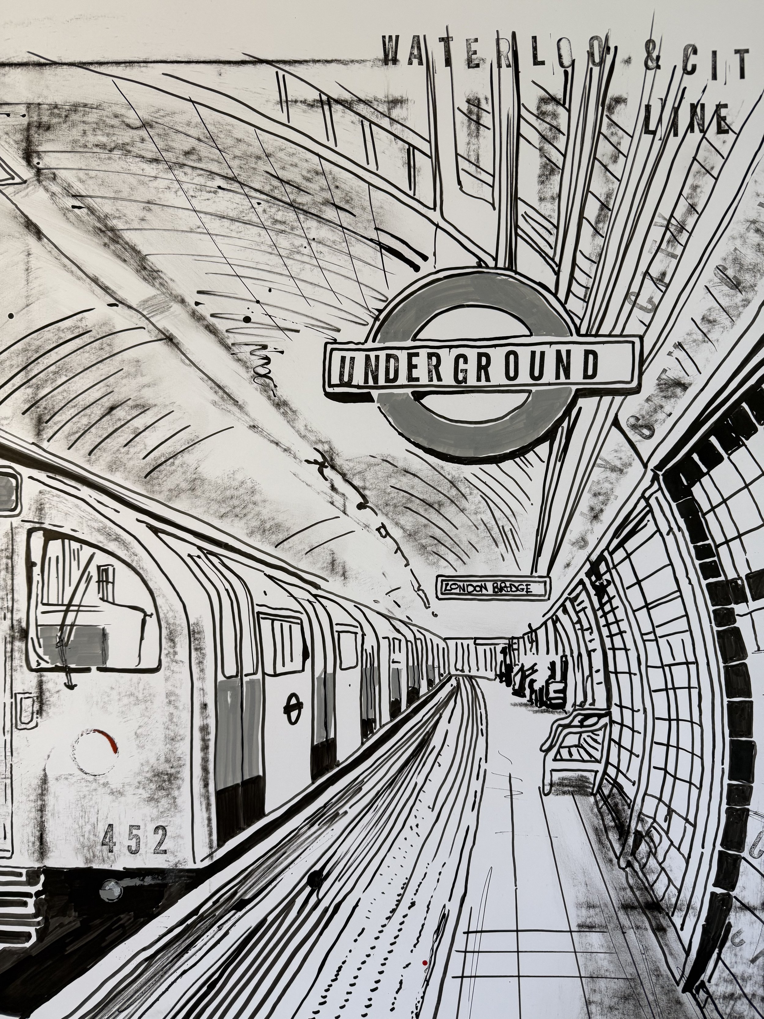 Tube station art