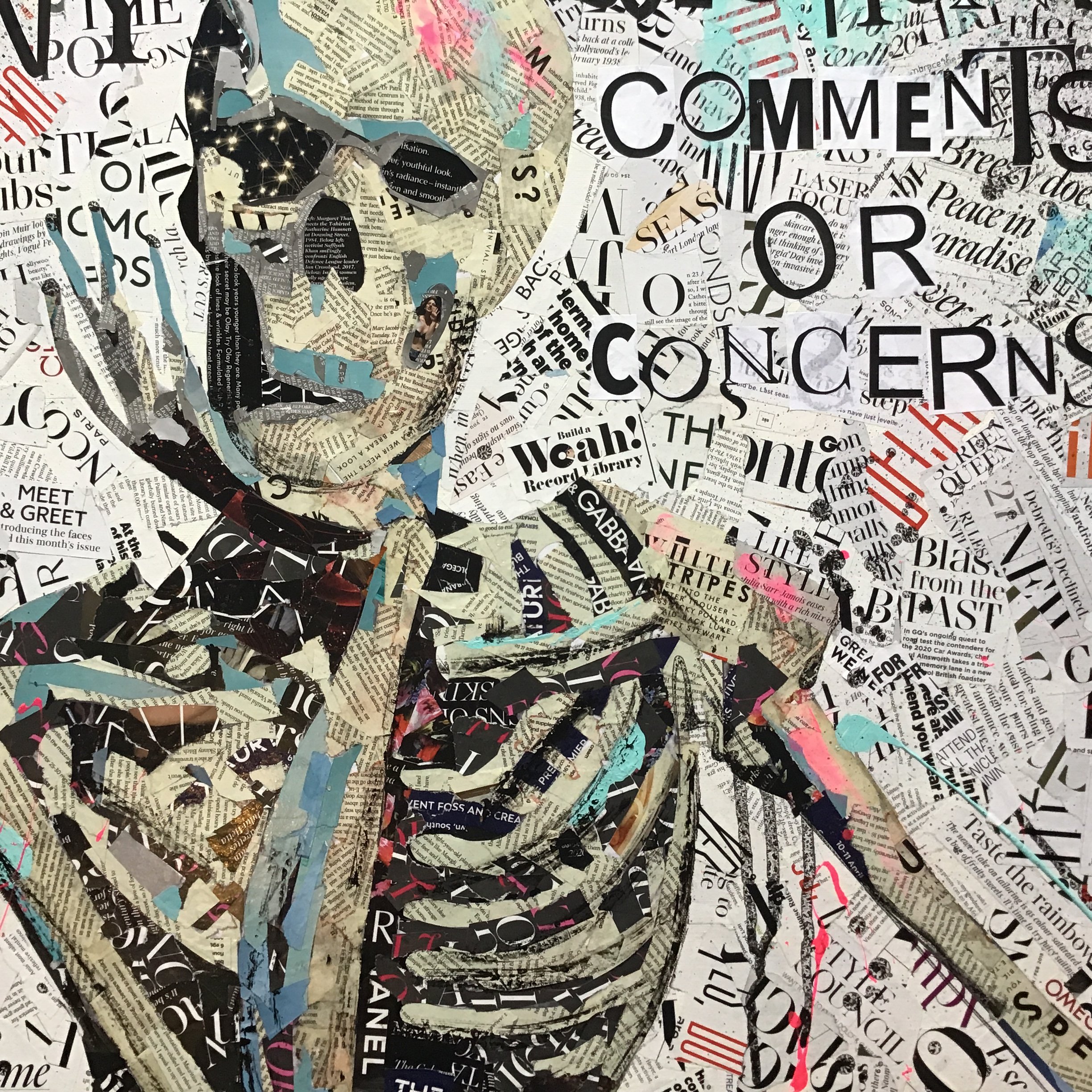 Skeleton original artwork