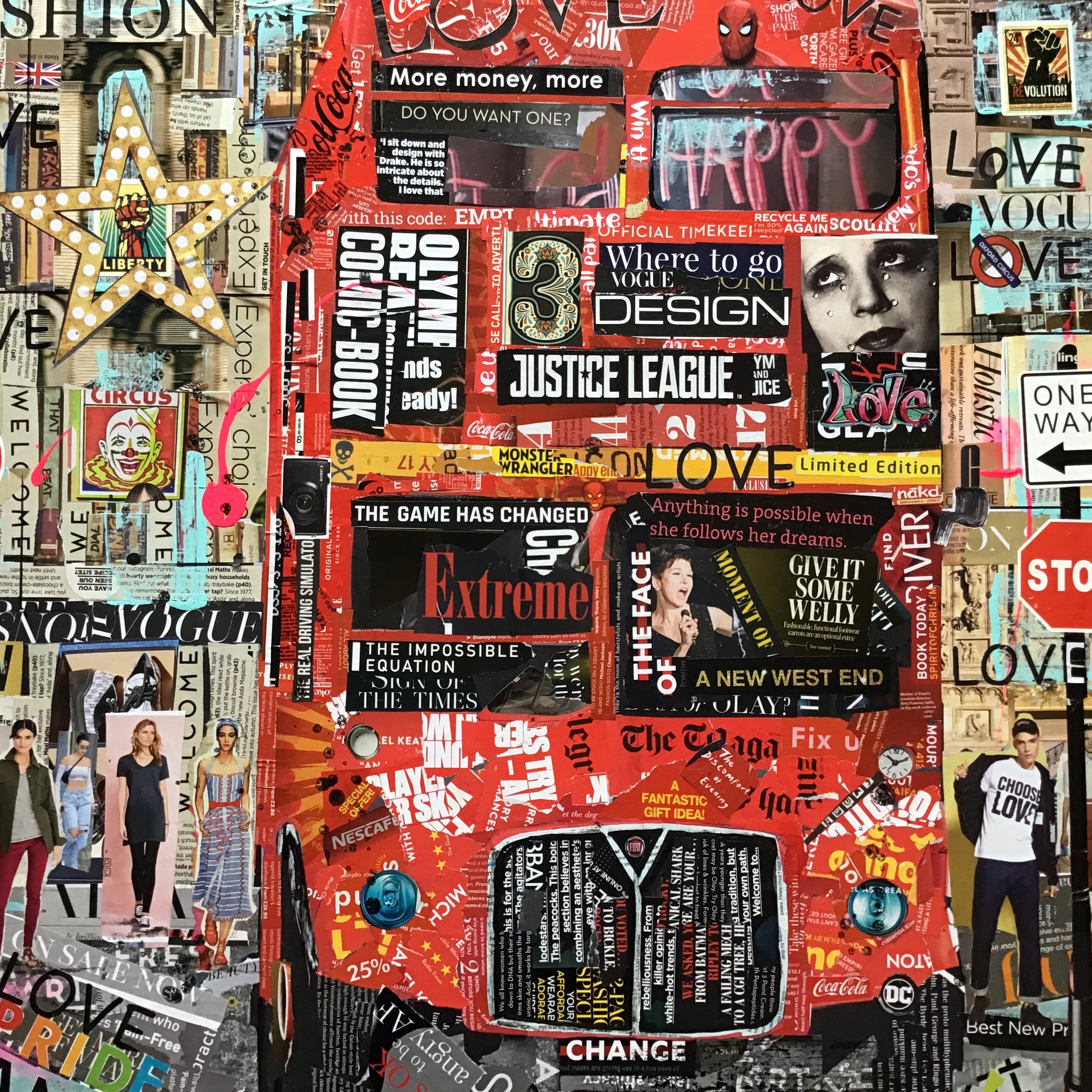 London bus artwork to buy