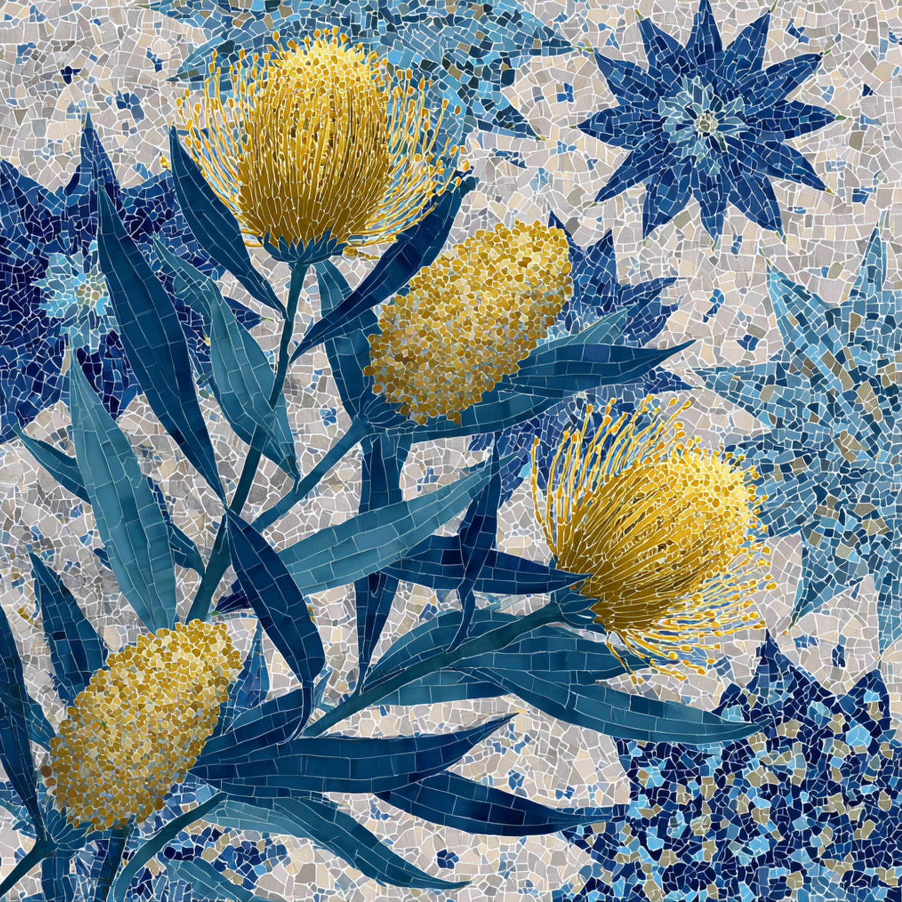 "Belonging emerges when public spaces allow cultures and unique individuals to blend quietly and naturally, forming a shared narrative where difference exists without standing apart from one another.” Design for an Islamic Australian tile, combining 