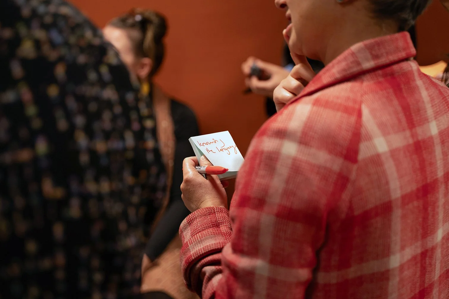 One of 200+ contributions to Shaping the Atlas of Belonging at Melbourne Design Week. Thoughts on home, food, family, invitation and welcome were among the many that were shared by an all ages, all cultures group. Photo by Suzie Haslam x The Atlas of