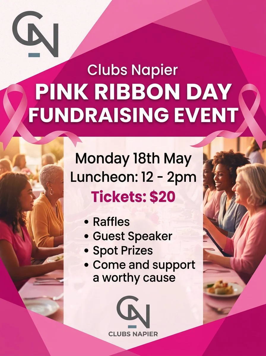 Pink Ribbon Luncheon — Clubs Napier