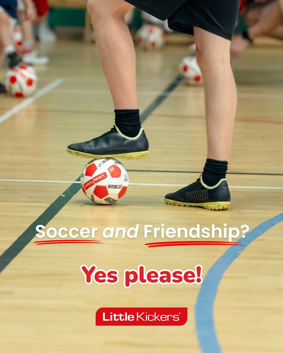 Looking for something active, social, and fun for your little one?

They&rsquo;ll do more than just learn how to kick a ball. They&rsquo;ll make friends, build confidence, and fall in love with the beautiful game.

⚽ Soccer + 👯&zwj;♂️ Friendship = A