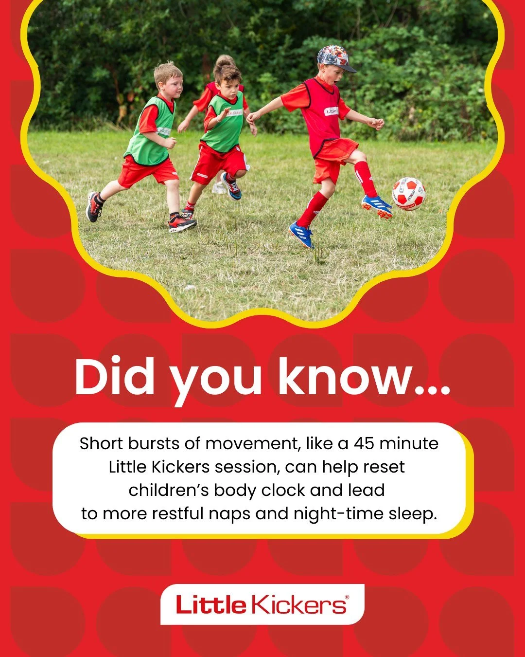 It&rsquo;s true. Short bursts of physical activity, like one of our classes, can regulate your child&rsquo;s natural rhythms, improving focus during the day and encouraging more restful naps.

Have you noticed better sleep after class?

#kidsleep #to