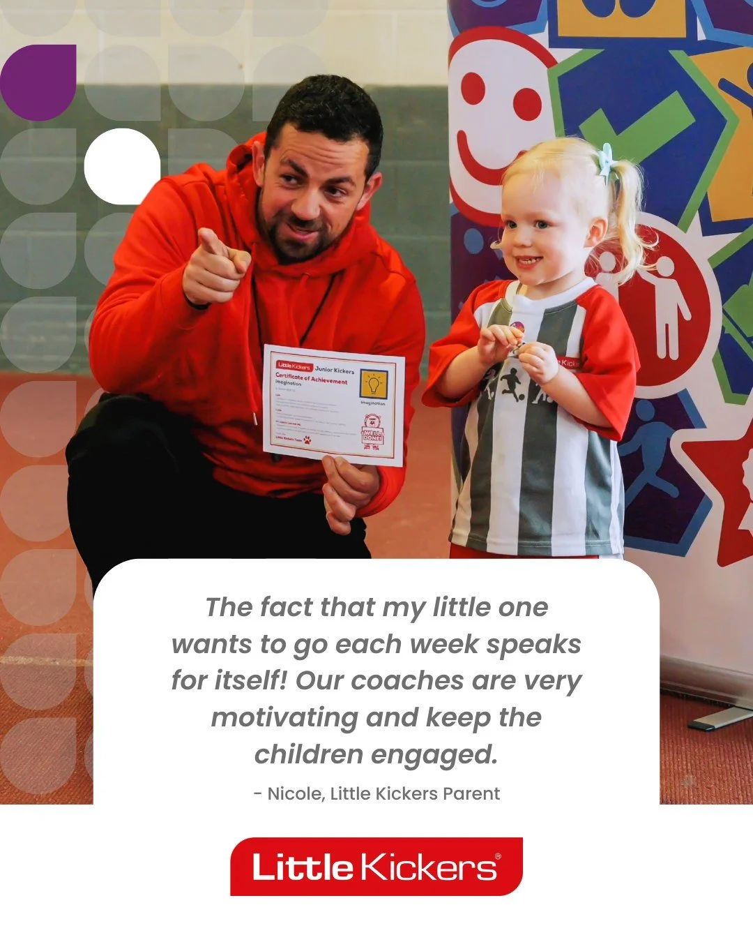 When children can&rsquo;t wait to come back, that means everything to us.

#littlekickers #trustedcoaches #kidssoccer #earlyyears #joinus