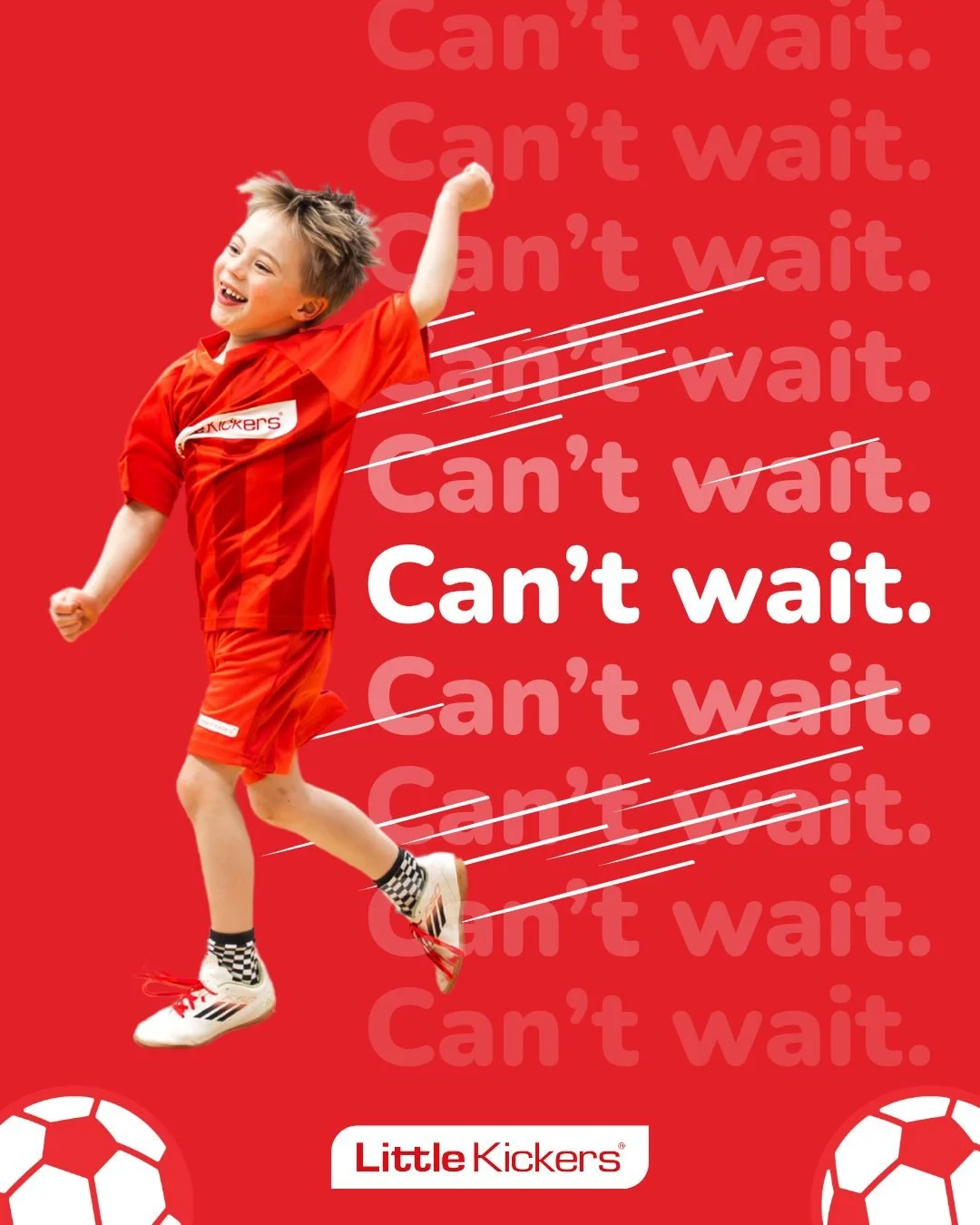 Big soccer energy.
Very little patience ⚽️😄