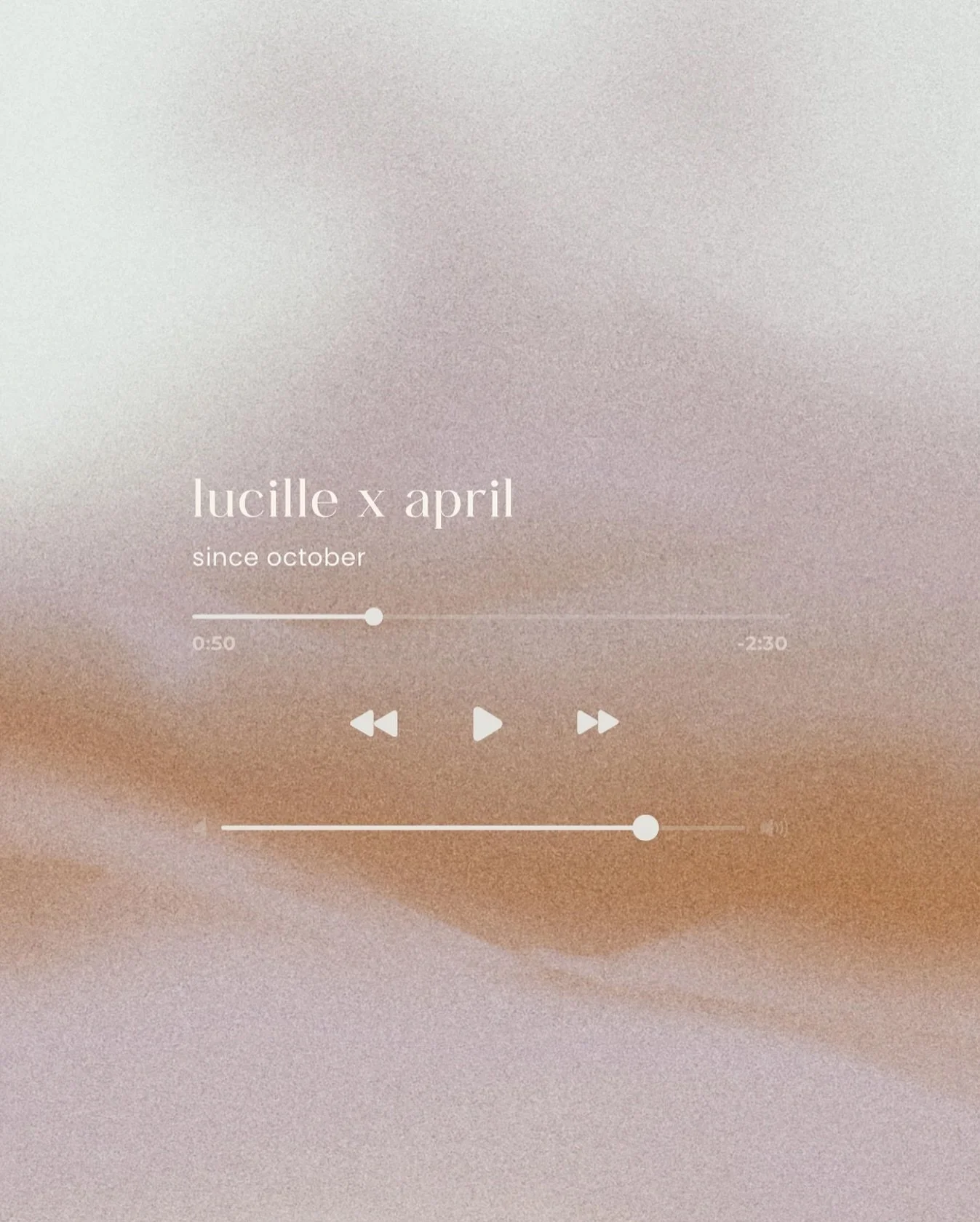 April is happy to have been collaborating with @lucillegroup this fall 🤍