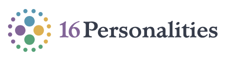 Logo with colorful circles and the text '16 Personalities'