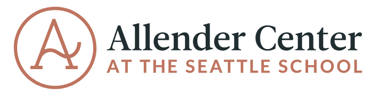 Allender Center logo with stylized letter 'A' inside a circle and text 'Allender Center at the Seattle School'.