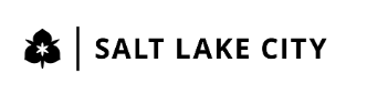 Salt Lake City logo with a stylized flower icon.