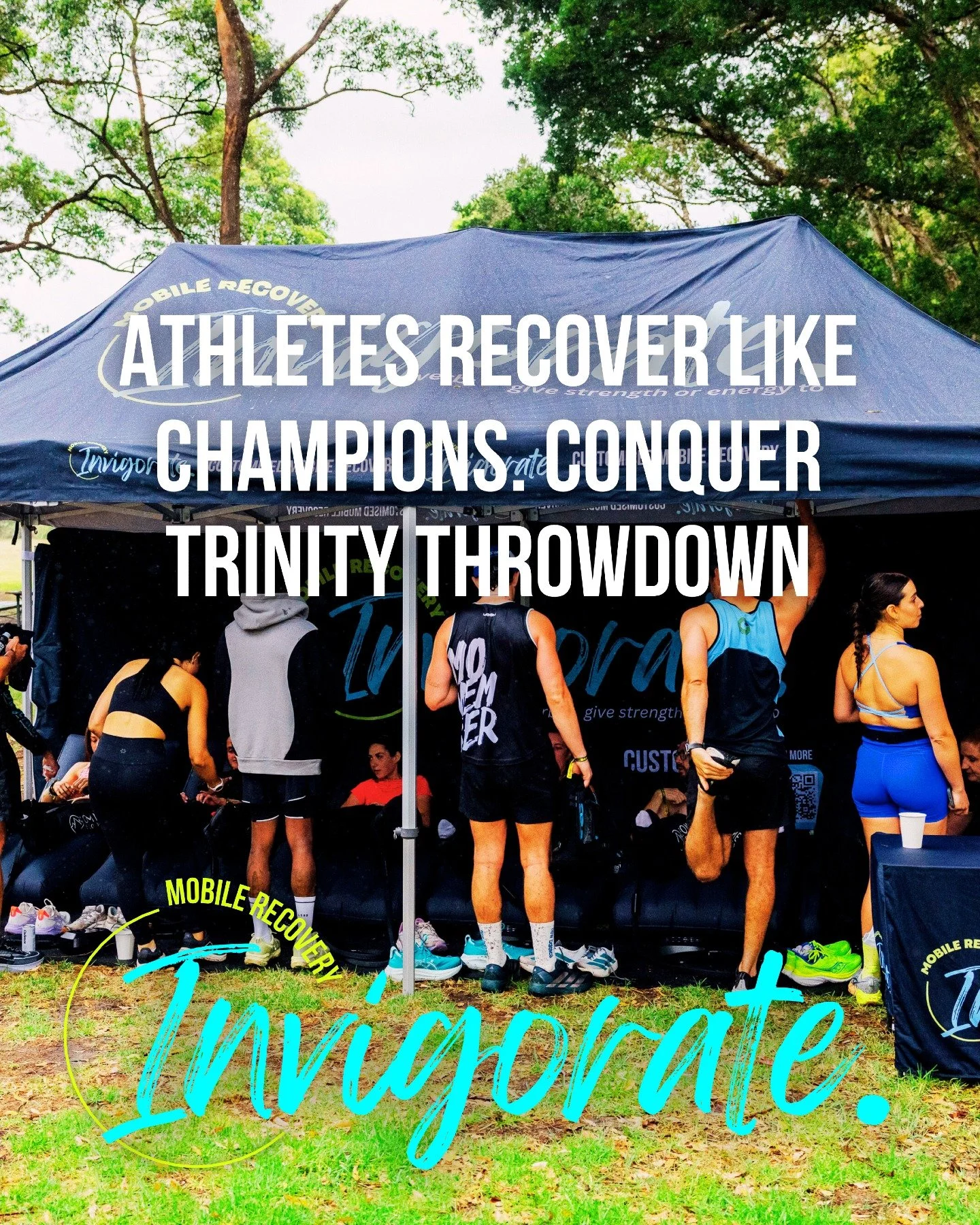 🔥 Trinity Throwdown athletes &mdash; your recovery is sorted! 🔥

Invigorate Recovery will be on-site all day supporting athletes to perform, recover and back it up again - because great recovery is what lets you go hard and enjoy the weekend.

Than