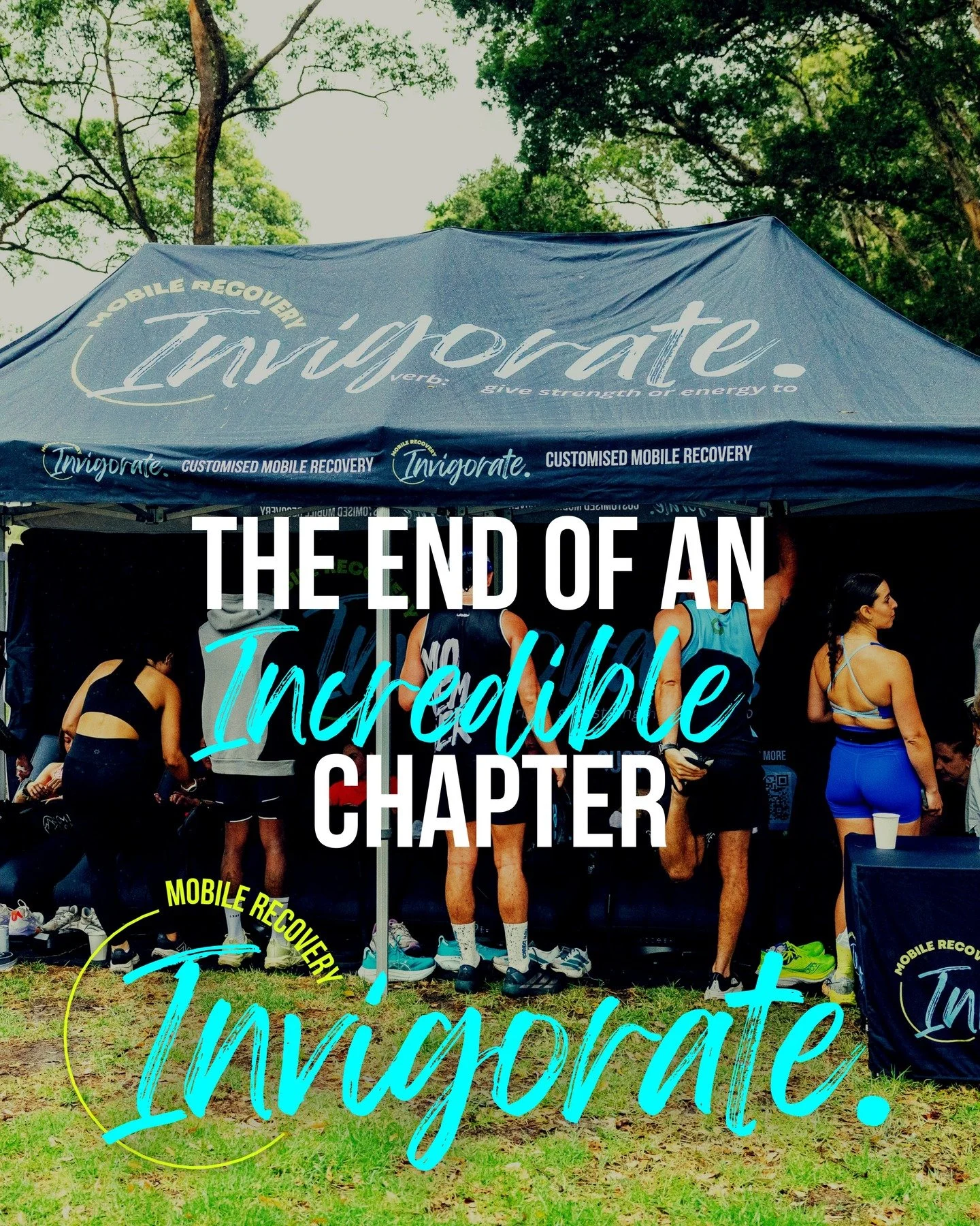After a lot of reflection, we&rsquo;ve made the difficult decision to close Invigorate.

What started as a simple idea - to bring recovery and wellness support to everybody - quickly grew into something incredibly special. From competitions and event